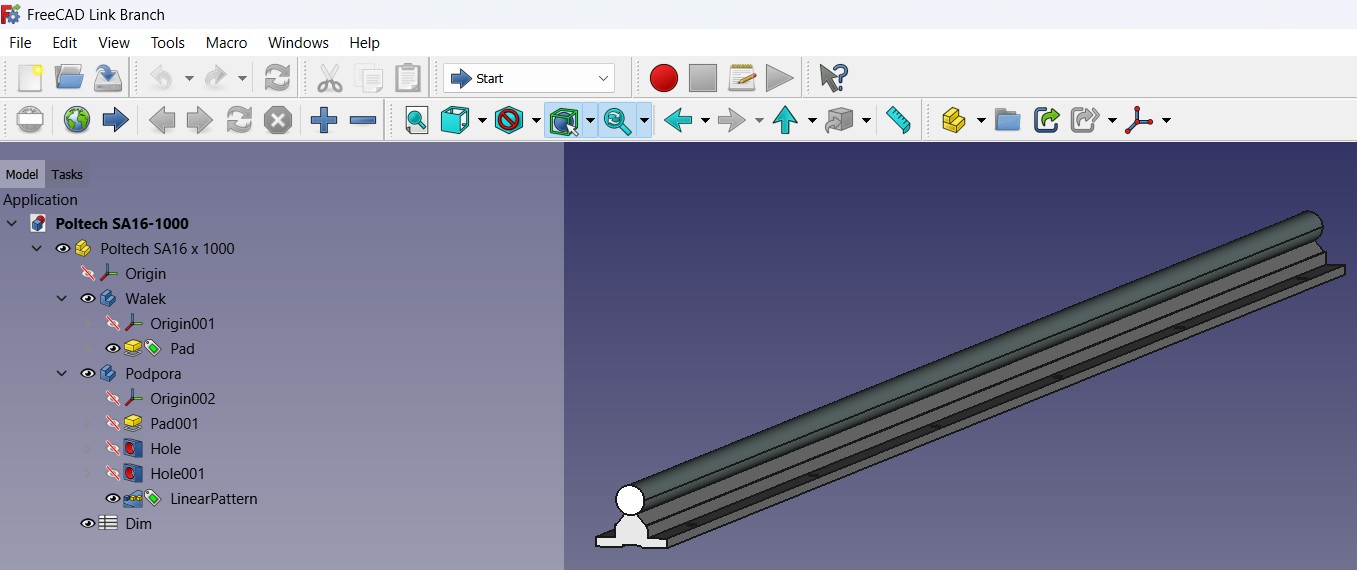 直线导轨 Poltech SA16